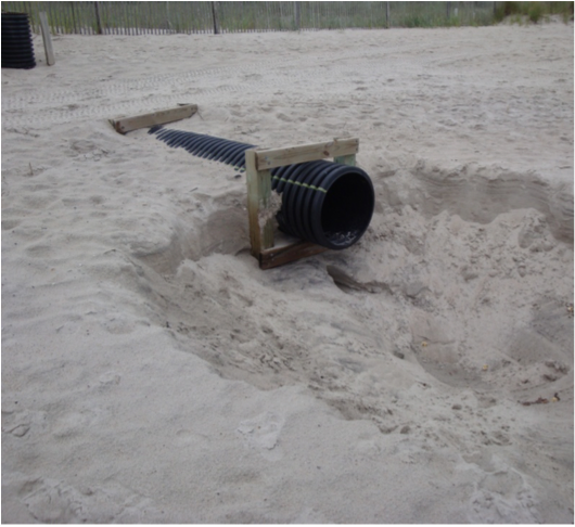 Fig 2. Stormwater discharge pipes are found in many coastal town